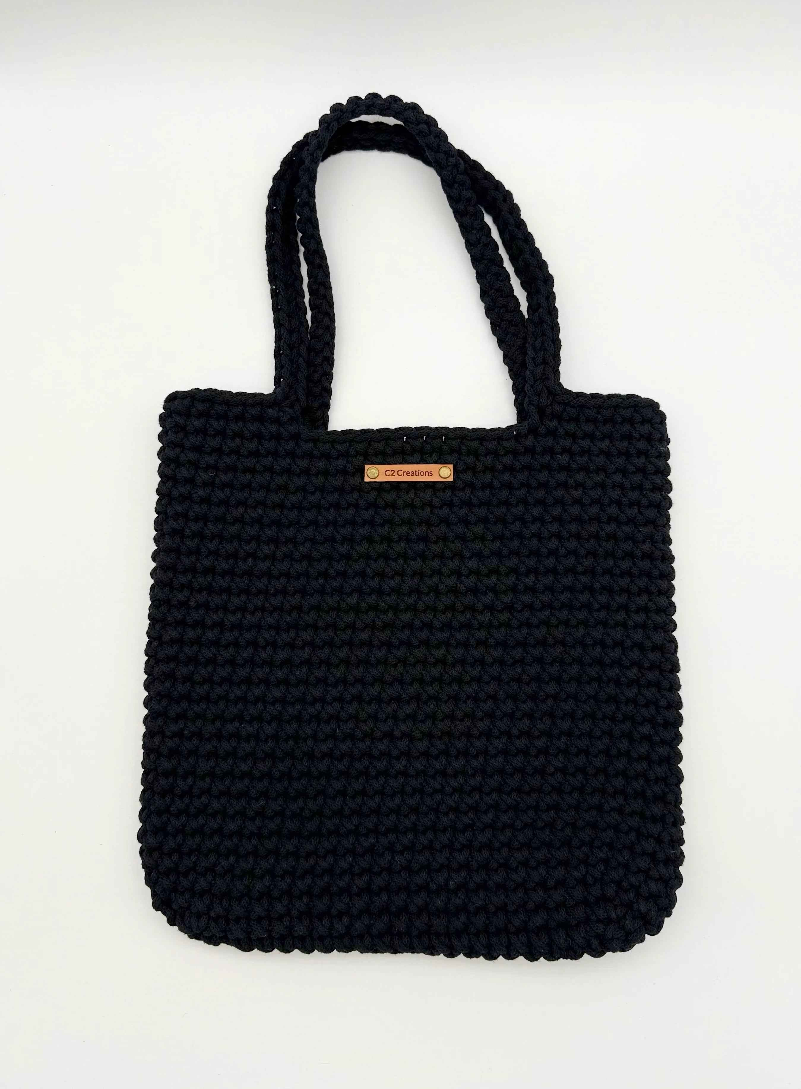 Large Handmade Crochet Tote