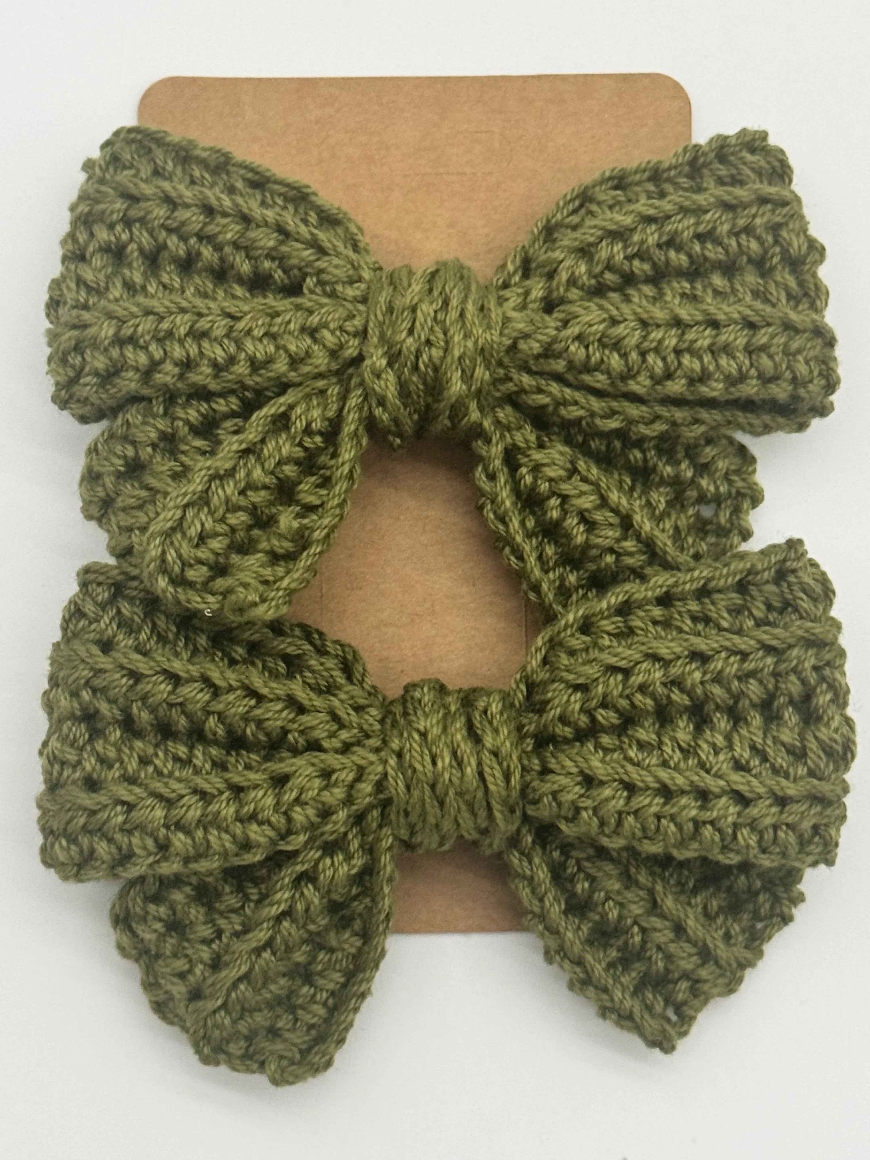 Handcrafted Crochet Bow | Unique Hair Accessories