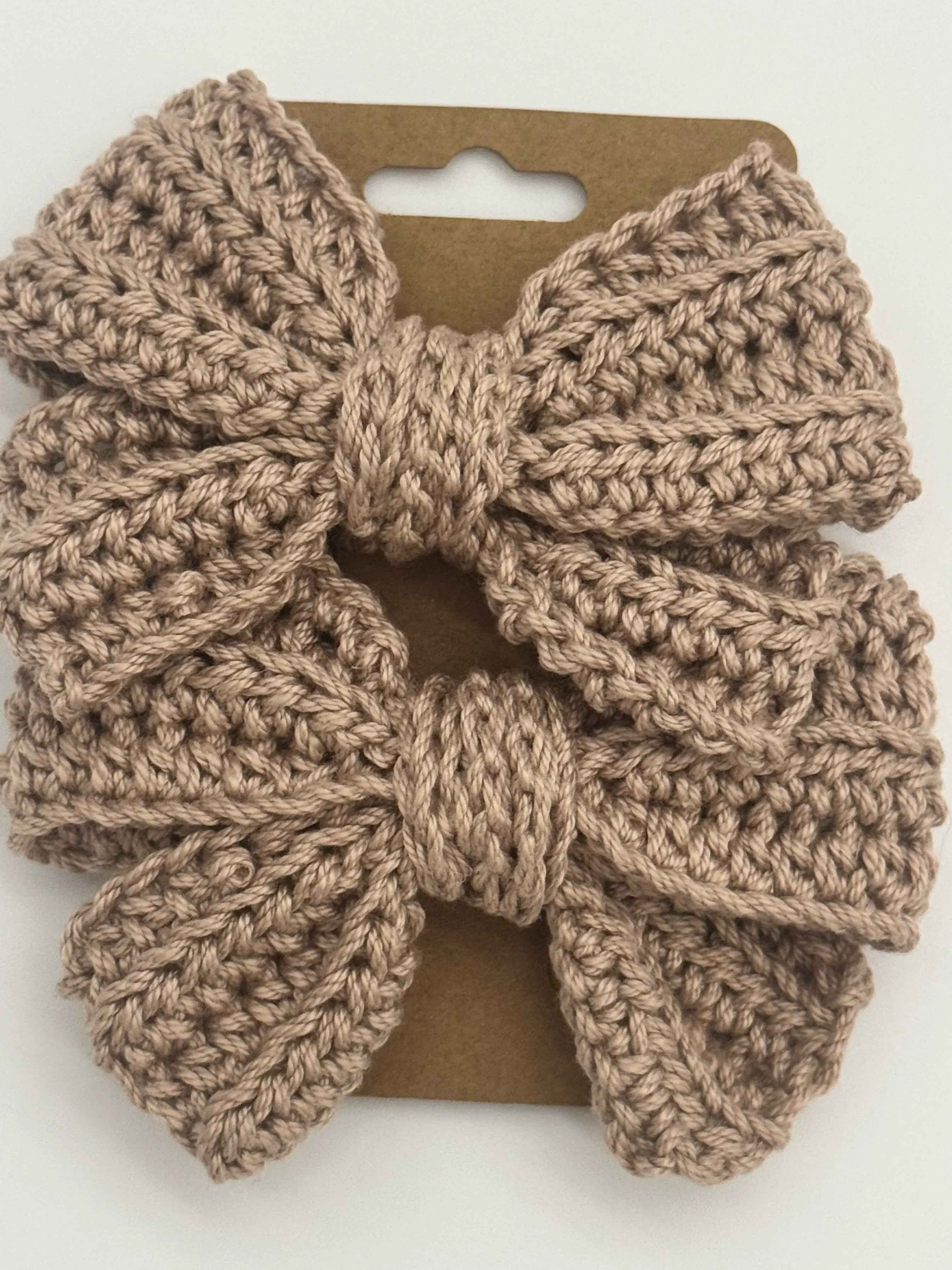 Handcrafted Crochet Bow | Unique Hair Accessories