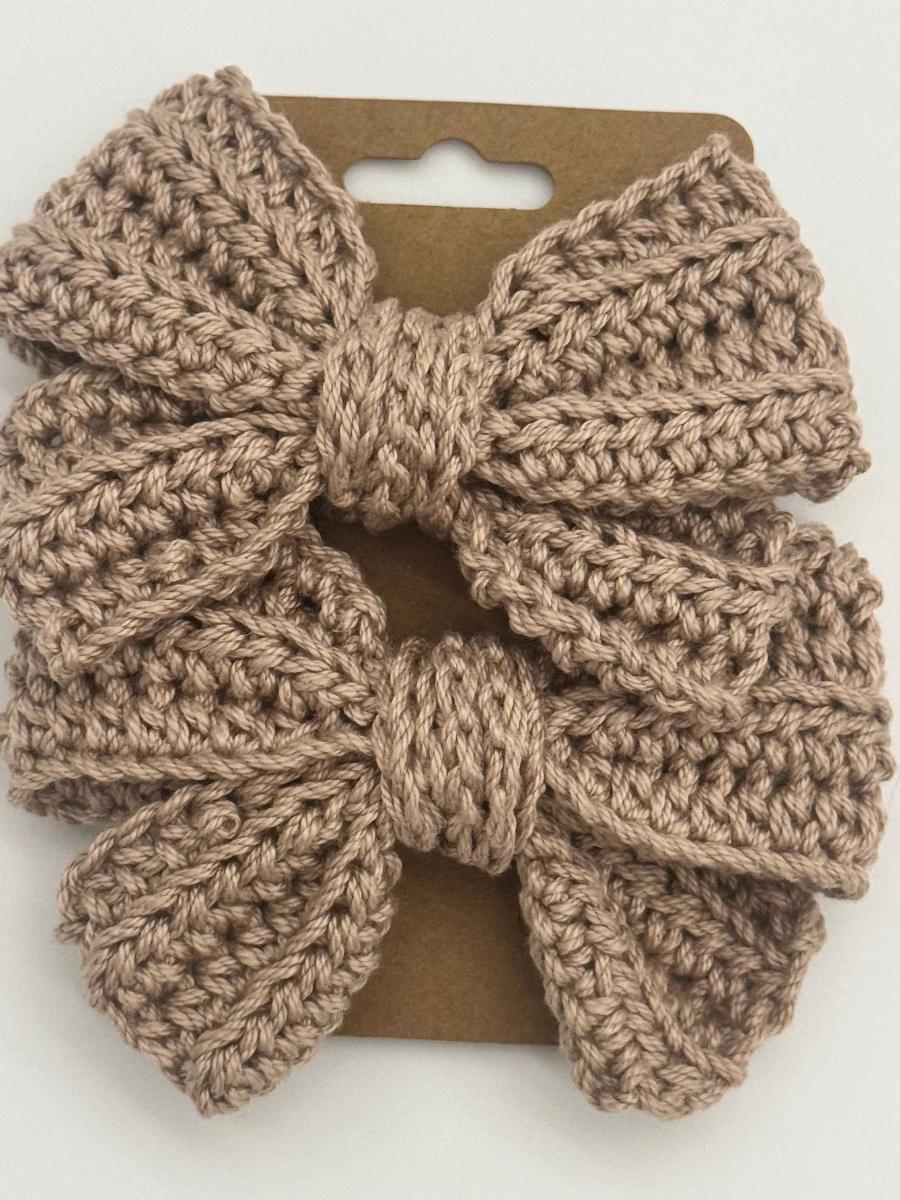 Handcrafted Crochet Bow | Unique Hair Accessories