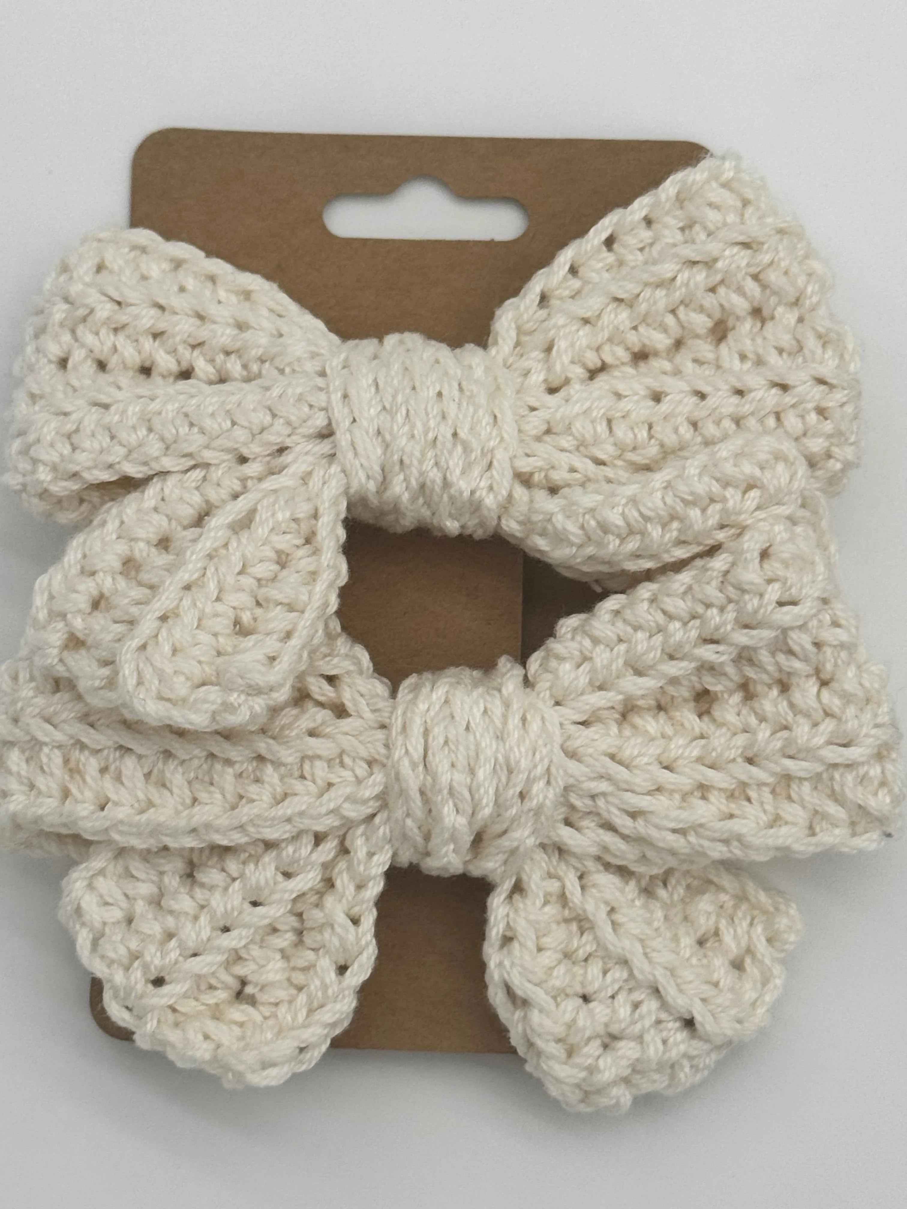 Handcrafted Crochet Bow | Unique Hair Accessories