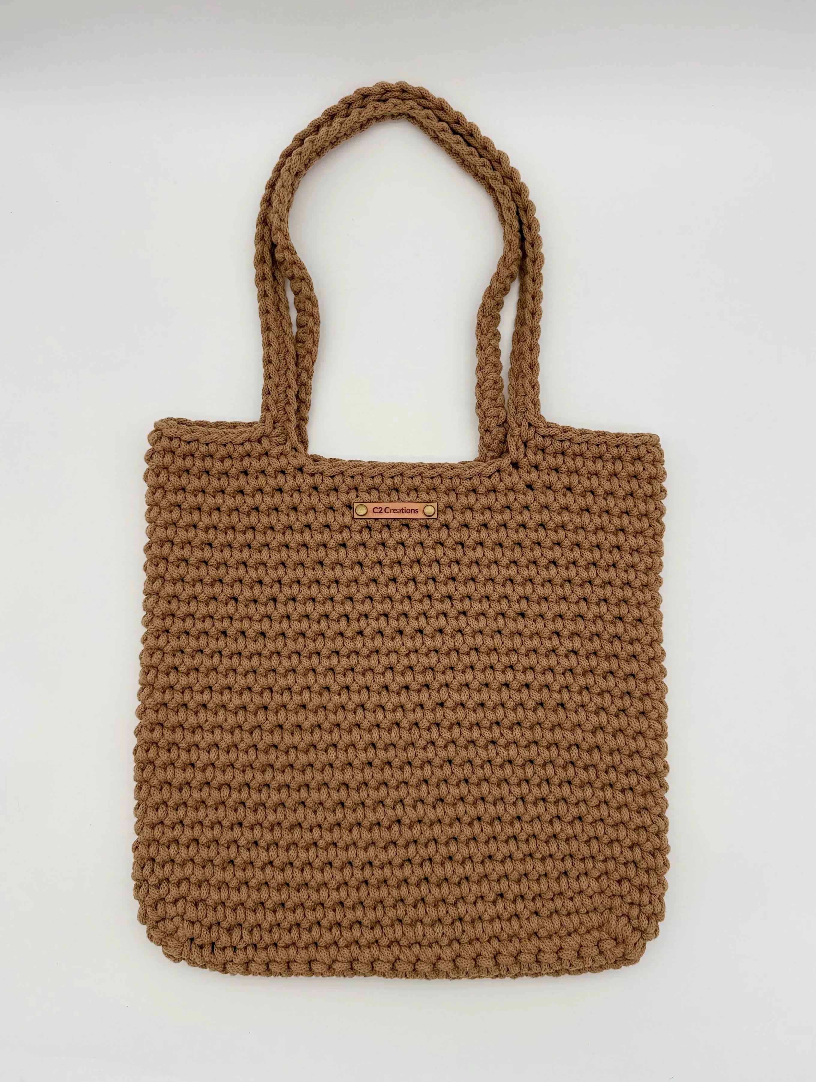 Large Handmade Crochet Tote