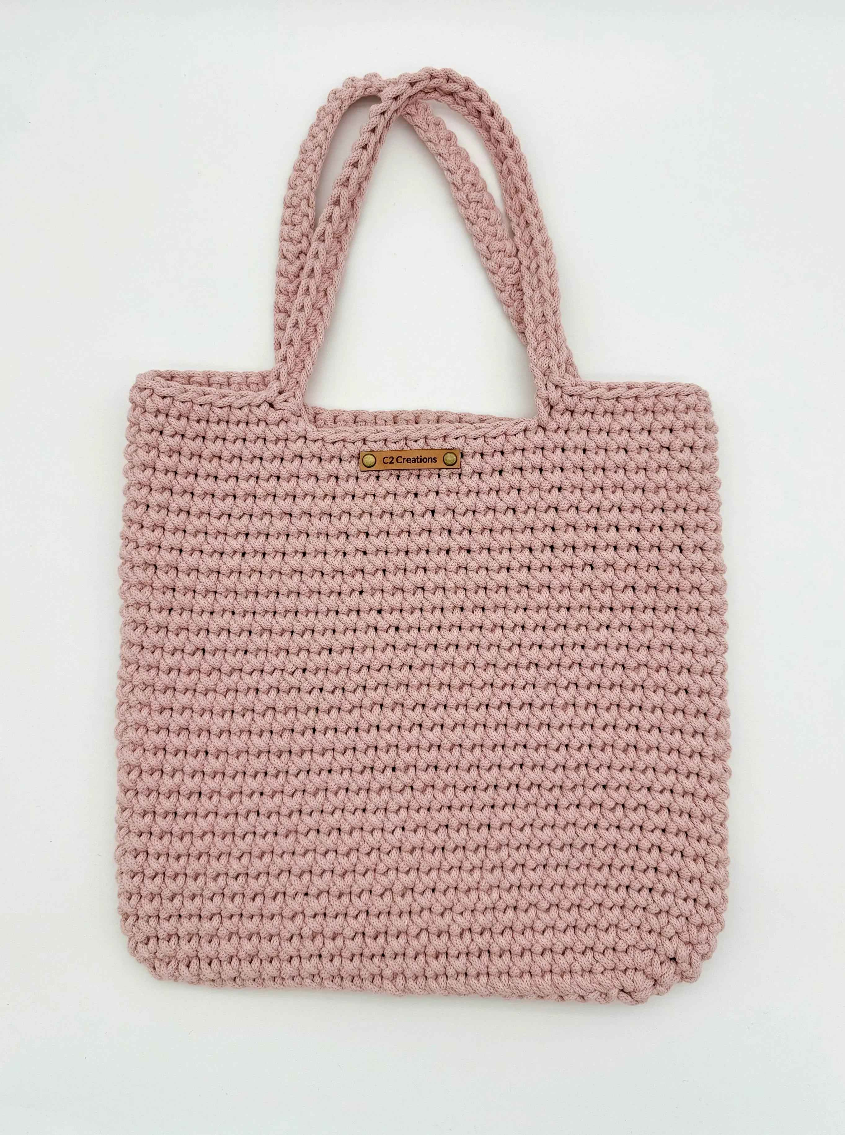 Large Handmade Crochet Tote