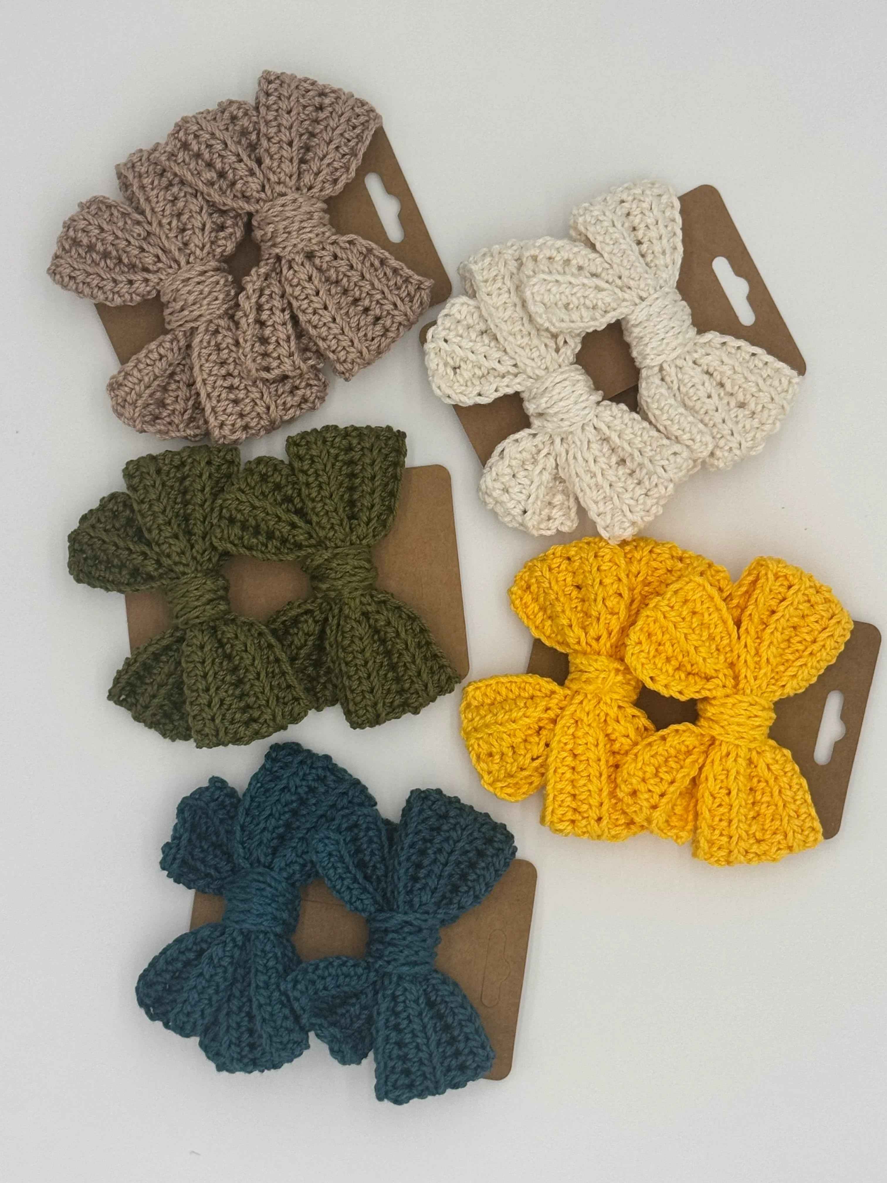 Handcrafted Crochet Bow | Unique Hair Accessories