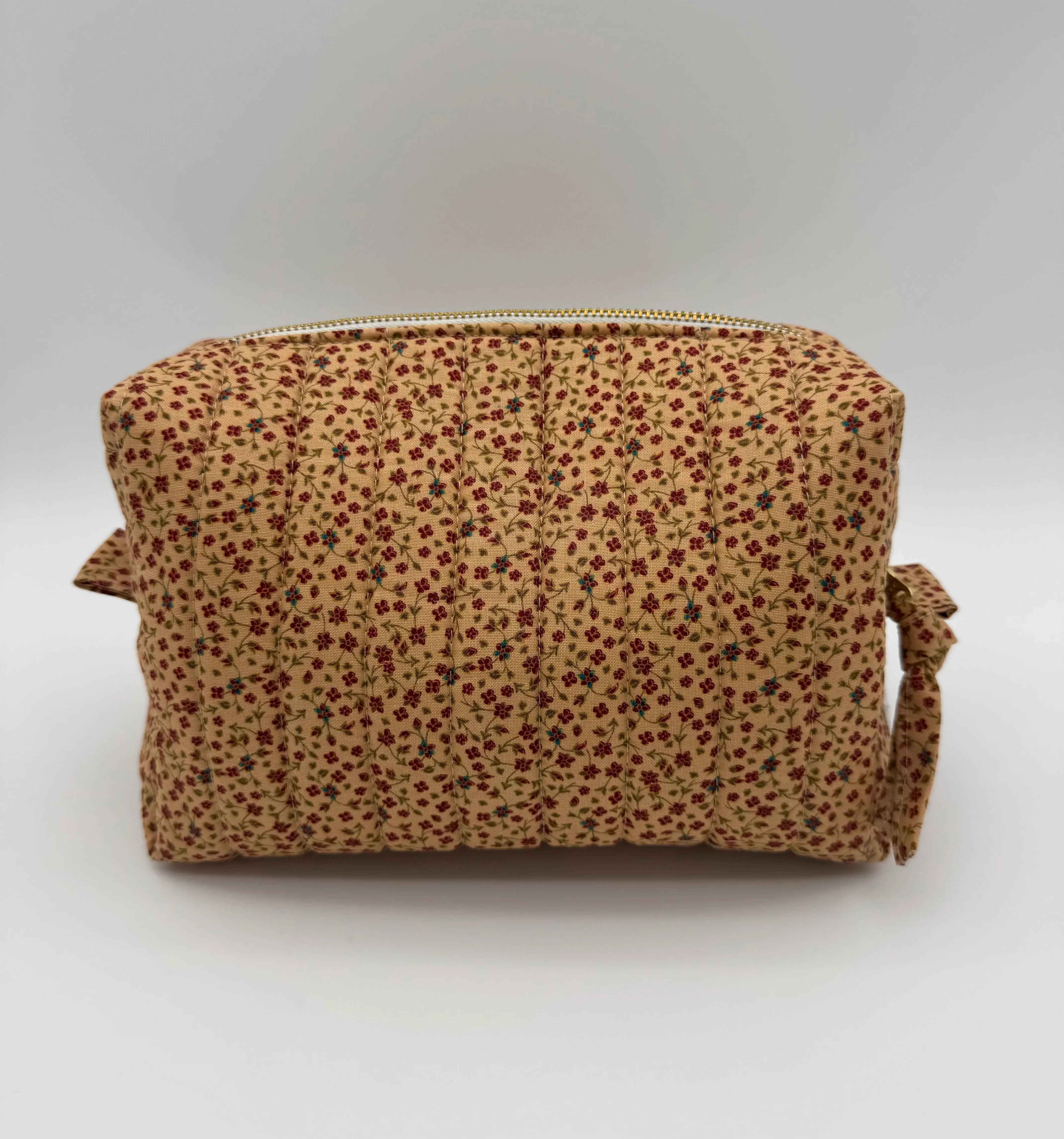 Handmade Vintage Floral Makeup Bags - Boxy Toiletry Bags in Charming Patterns
